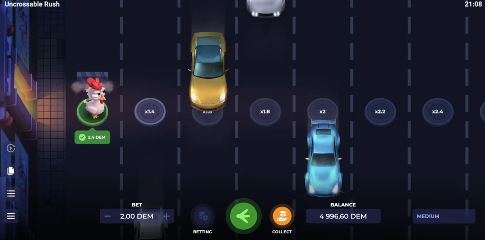 Uncrossable Rush