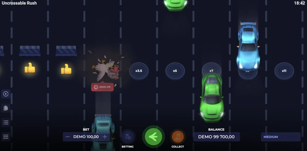 Uncrossable Rush