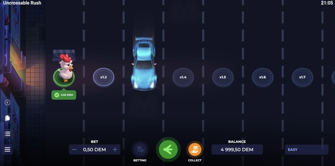 Uncrossable Rush